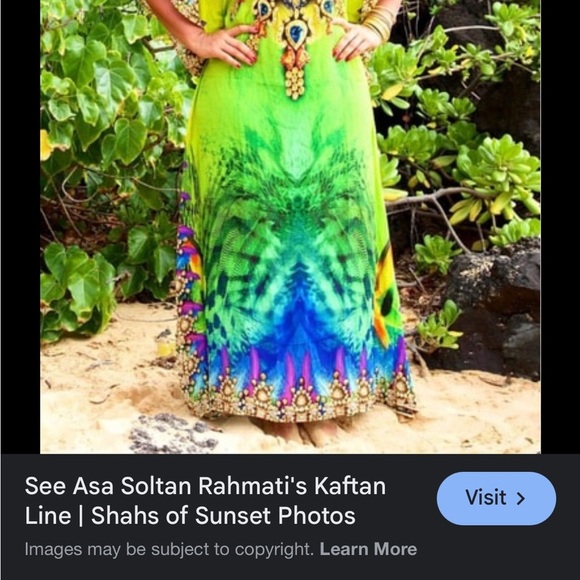 Vibrant 100% Silk Multicolor Maxi Dress - Picture 3 of 5